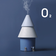 超声波静音加湿器 O2朴氧 Humidifier Tree 可再生麦纤维材质