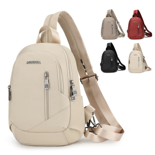 防水牛津布胸包女斜挎包包2026新款 双肩背包女包单肩休闲小包腰包