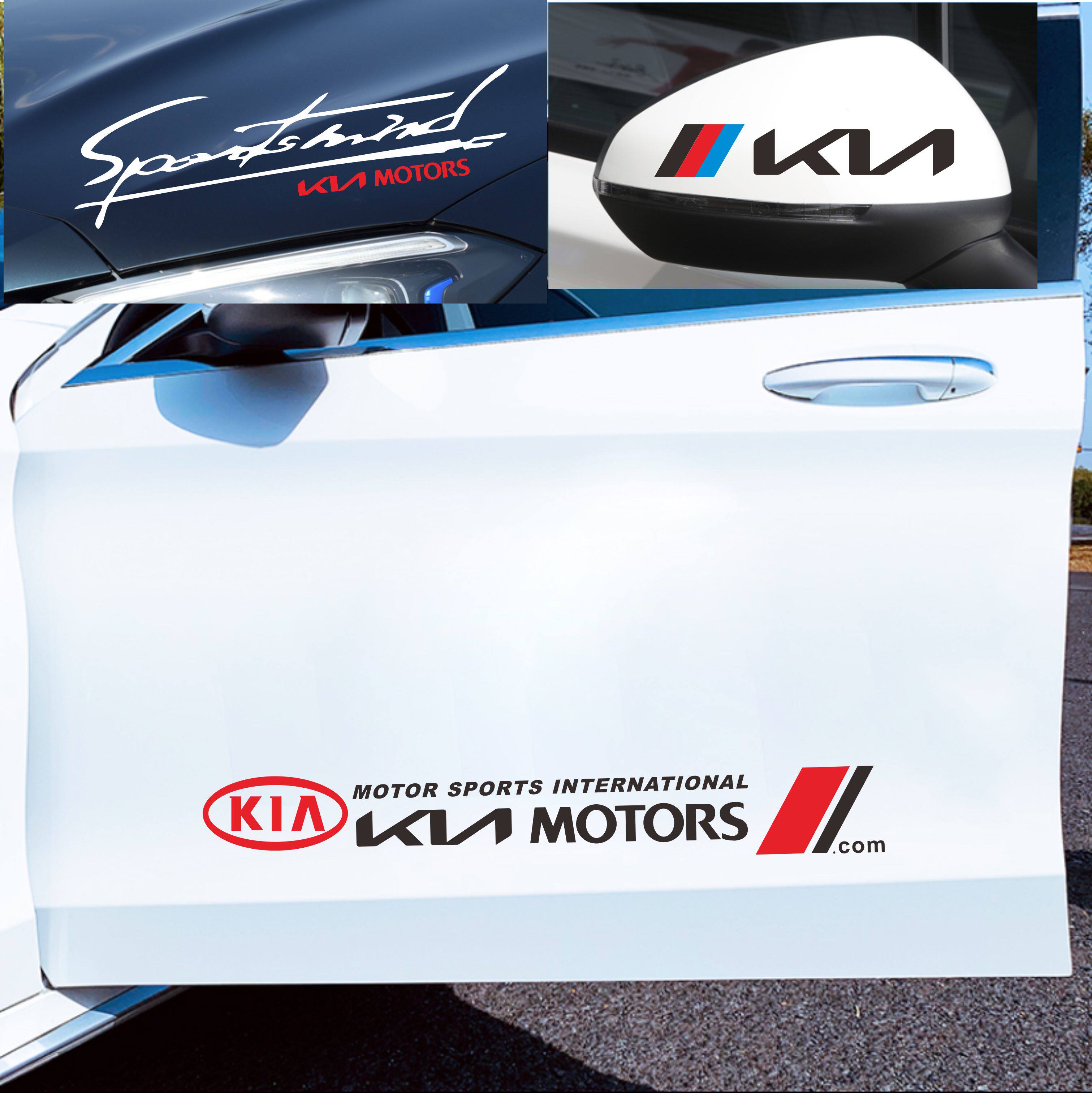 适用于起亚K2K3K4K5福瑞迪狮跑智跑后视镜车门把手油箱盖引擎贴纸