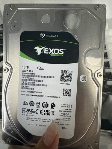 希捷ST10000NM017B企业级10t 7200转NAS机械硬盘垂直10t