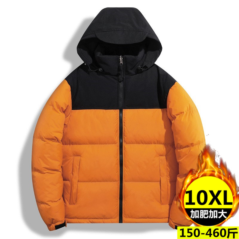 情侣款棉衣加肥加大棉服男加厚棉袄外套肥佬260斤学生青年面包服