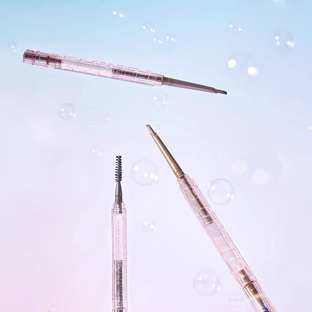 新品上市FLORTTE/花洛莉亚立体小砍刀眉粉笔持久易上色极细眉笔