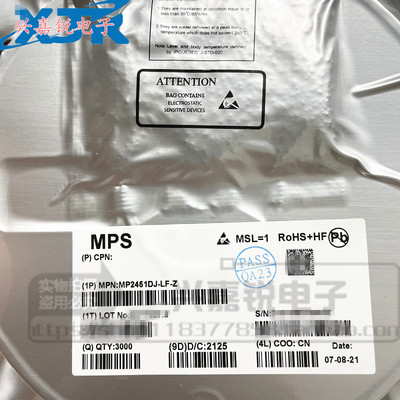 MP2451DJ-LF-Z 封装SOT23-6 MP2451 开关电压调节器 电源管理 MPS
