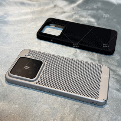 K70新款K80小米15防摔14手机壳K60红米K50PRO全包硬13大孔散热蜂窝透气12T网格镂空11Ultra男女K40电镀适用套