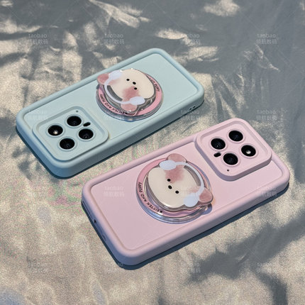 卡通可爱猫咪findx7磁吸OPPO支架Reno12手机壳9防摔8pro+全包K10/5小众6/4se男女A93S软7硅胶A2PRO情侣11新款