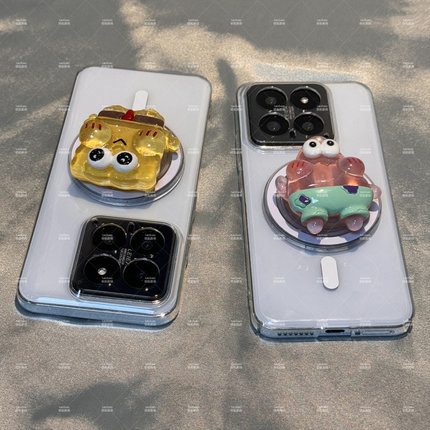 卡通磁吸支架魅族21手机壳meizu海绵宝宝20infinity无界版派大星18透明20PRO硬新爆款男创意女高级感超薄散热