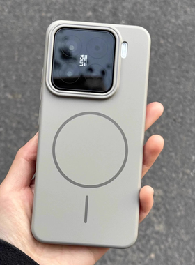 新款细圈磁吸充电适用华为MATE70PRO+手机壳Nova11/13大孔硬壳12水泥灰色P50轻薄30男Pura散热70Ultra/40E/60