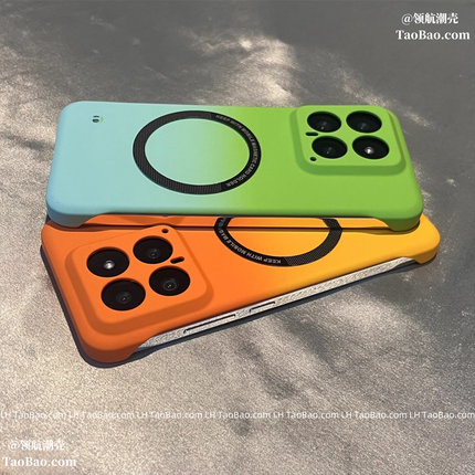 肤感无边框渐变磁吸适用OPPO Reno8/11手机壳FIND X7/A9硬A58X情侣10/9pro+简约A5个性A1X/A93半包5超薄X67SE