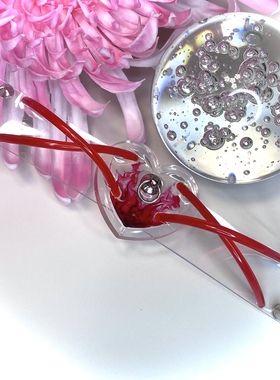 铆钉项圈透明男女通用