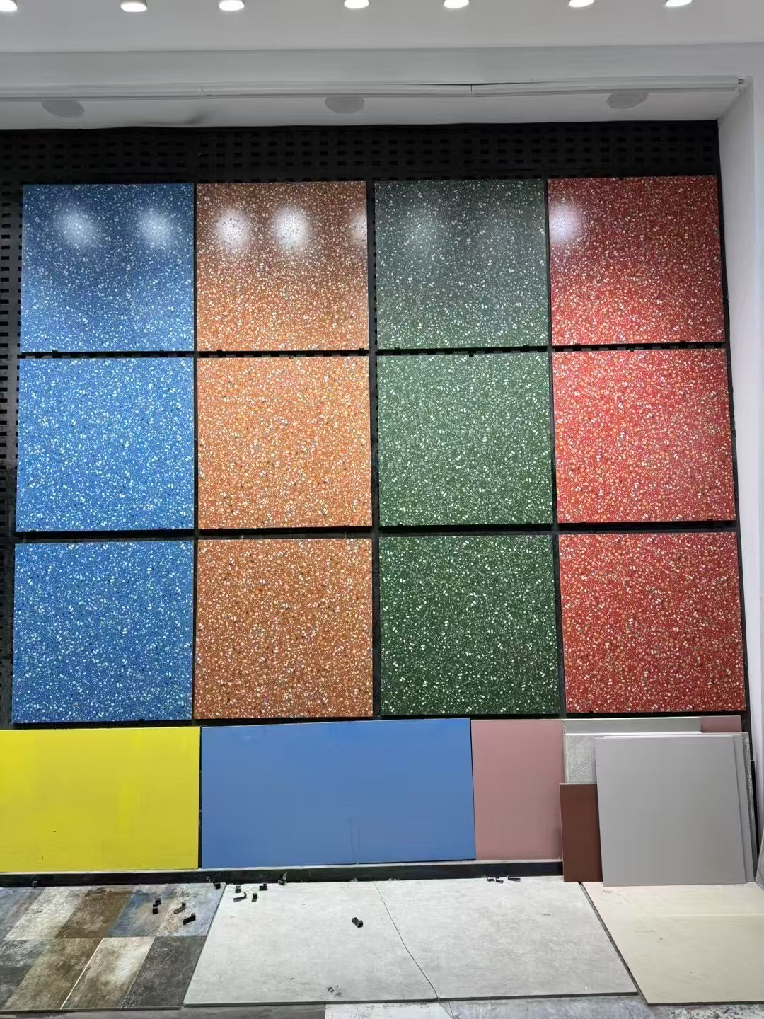 彩色水磨石瓷砖800800客厅餐厅卧室厨房卫生间防滑耐磨地砖