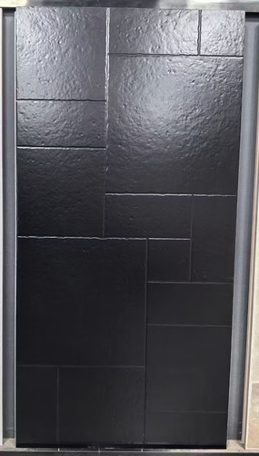 600x1200纯黑磨具古堡瓷砖地砖哑光仿古啊凹凸质感