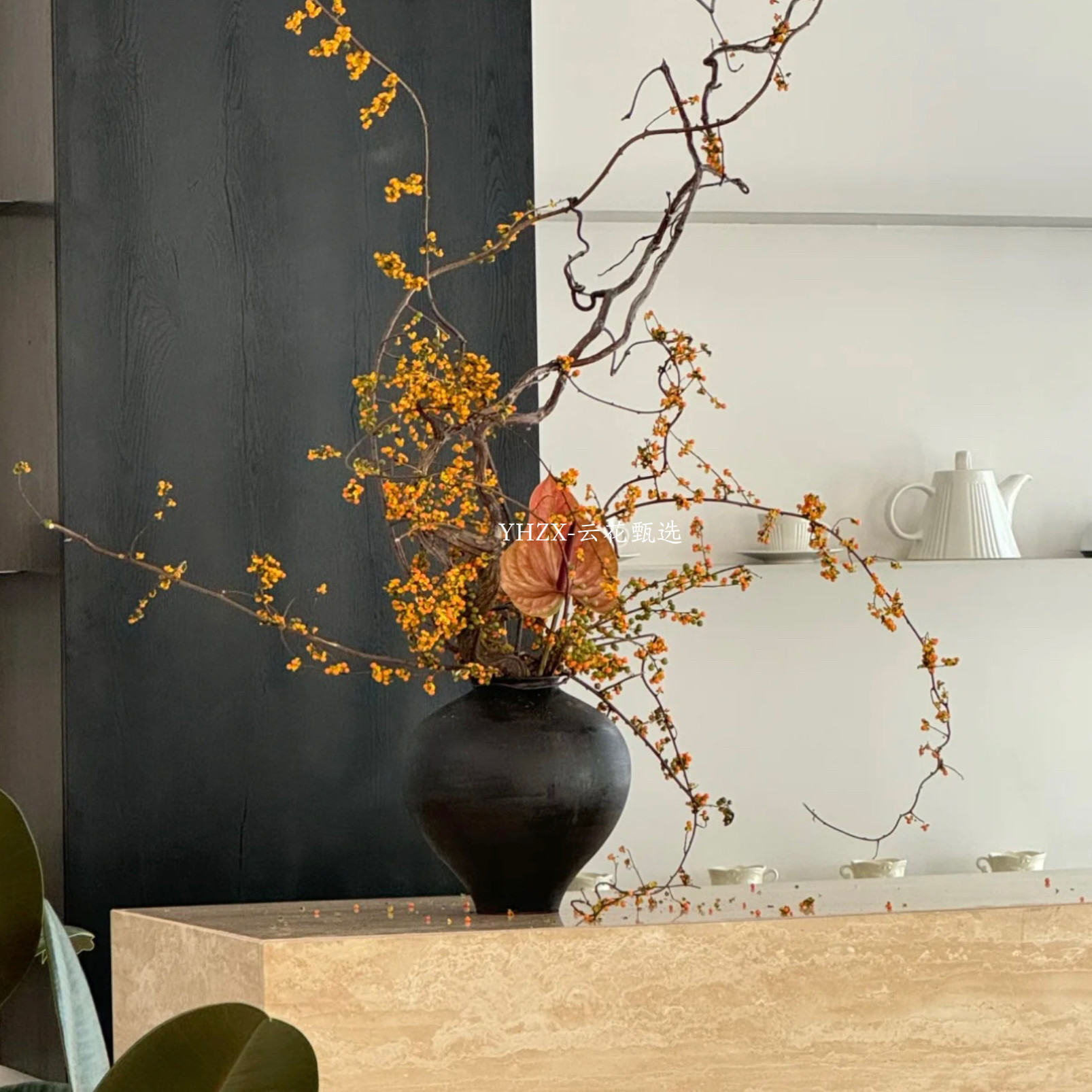 【云花甄选】南蛇藤龙枣枝插花鲜切花家庭水养瓶插花可做干花空运,鲜花速递/花卉仿真/绿植园艺,花材,淘宝优惠券,粉丝福利购,淘宝优惠卷