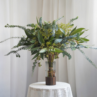 【云花甄选】圣诞节花瓶插花期长可做干花真的鲜切花挂家里的花束