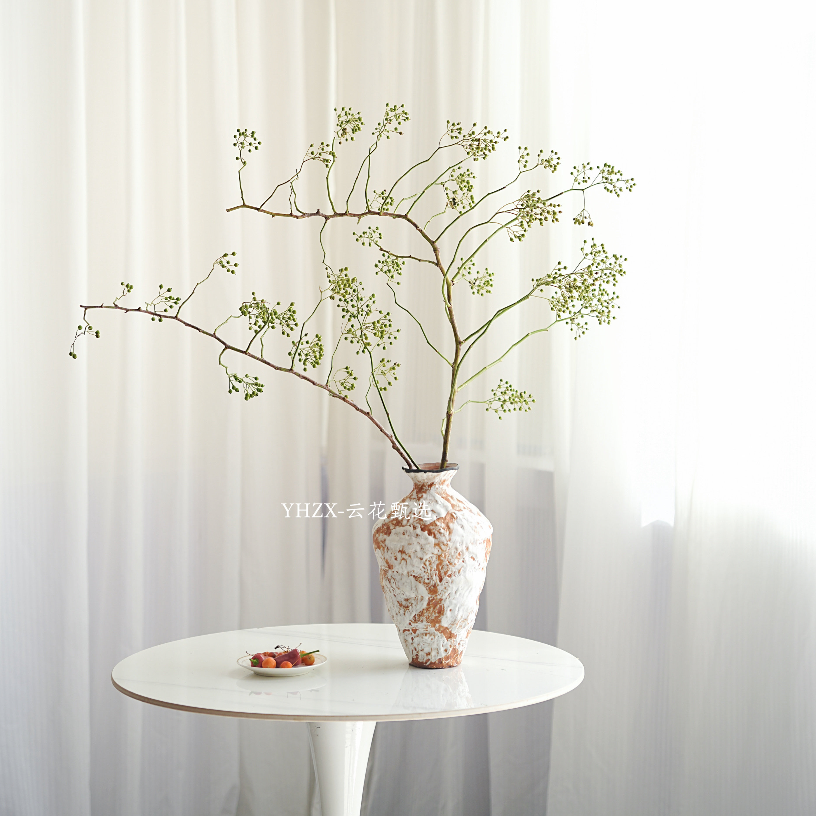 【云花甄选】山归来可做干花绿色花期长云南直发瓶插家庭水养空运 - 实物图