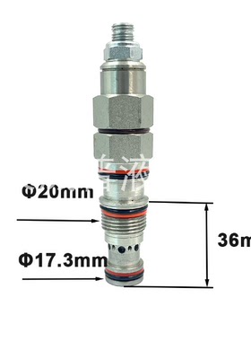 液压螺纹插装式平衡阀吊车抗衡阀代替SUN现货CACA
