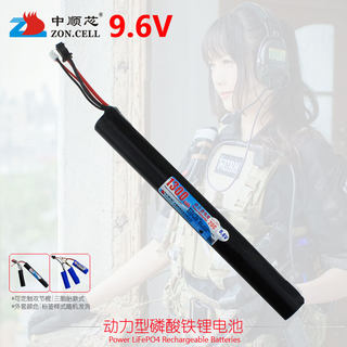 中顺芯 电动工具CS弹射玩具长条形18650动力型磷酸铁锂电池组9.6V