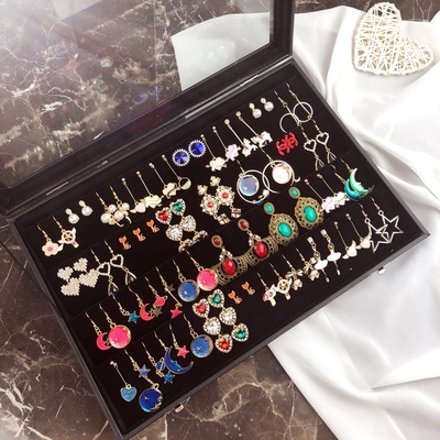 包邮首饰收纳盒耳钉展示架