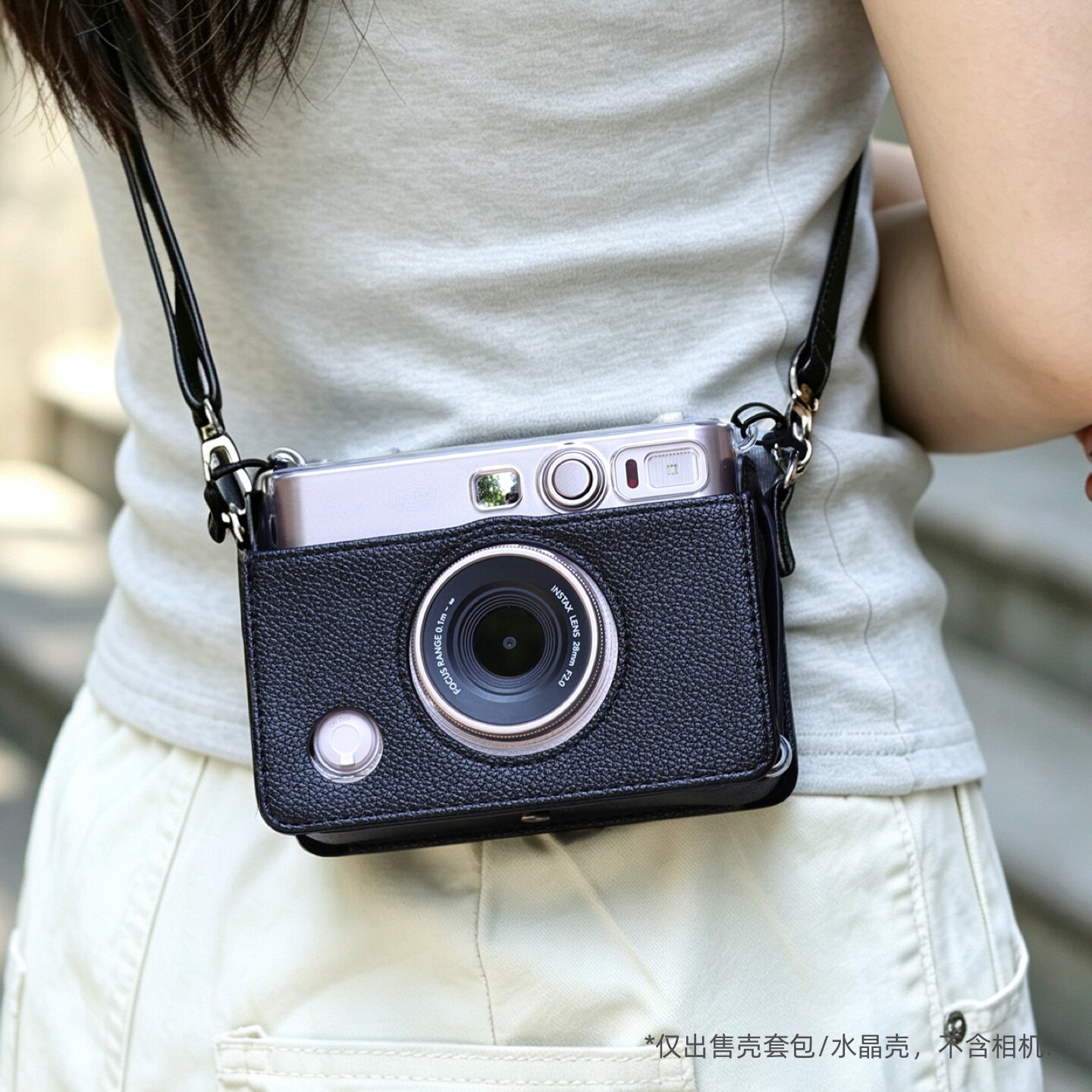 适用富士instax mini evo拍立得相机便携机身壳套包防刮斜挎配件图片