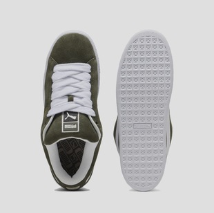 军绿色395205 QQS 低帮休闲板鞋 男女同款