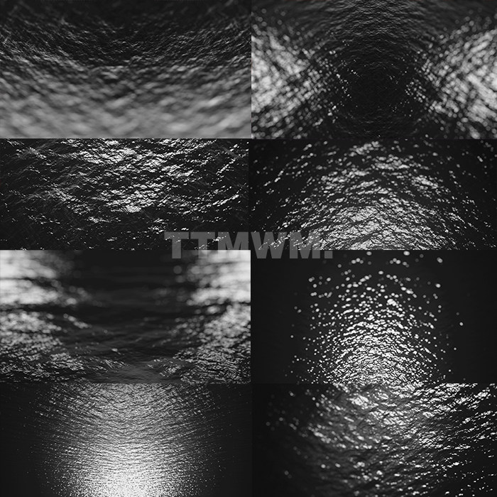 11个宁静水面波纹水纹动画视频素材vjloop舞台背景大屏幕 ripple