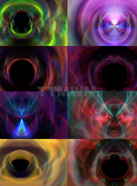 52个彩色扭曲波形频闪 vjloops 动感节奏背景视频素材Distorted16