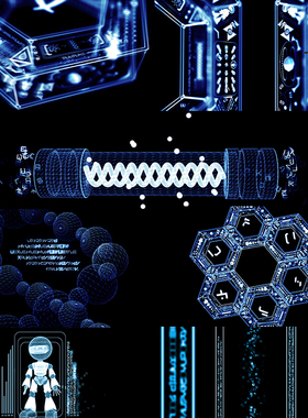 30个Resolume高清1080P视频素材BeatReaction科技符文大屏vjloop