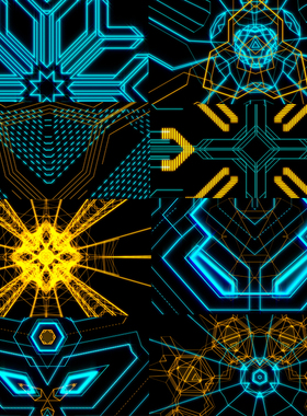 30个Resolume官网高清1080P视频素材 VJ LOOPled大屏幕Cyantific