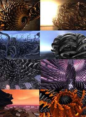 25个科幻迷幻梦幻3d动态视频舞台动画素材VJLOOP NEU RECURSION