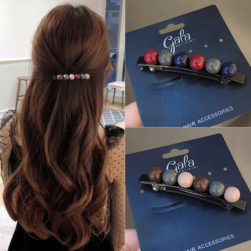 韩式夹子顶夹马尾夹发卡简约