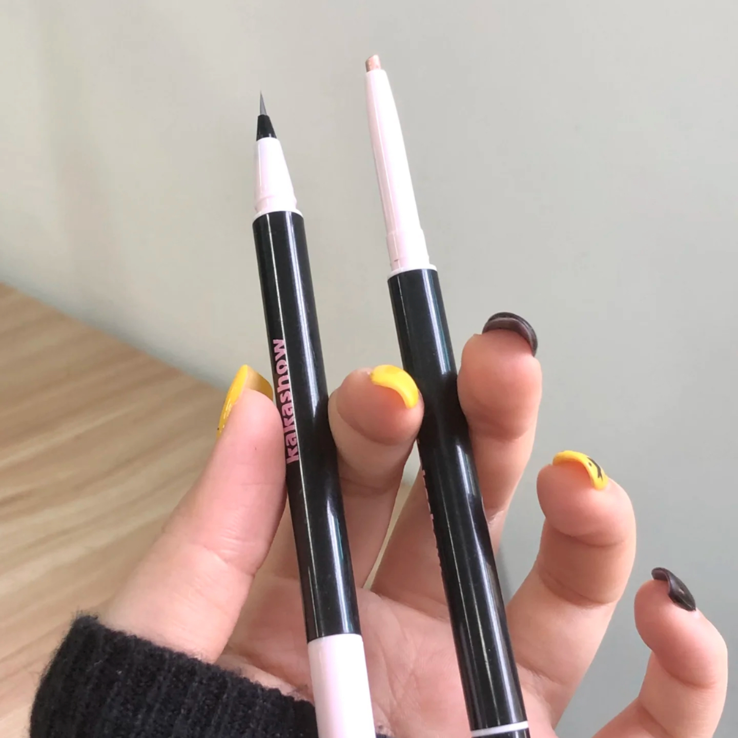 伪素颜眼妆！kakashow星眸双头卧蚕笔妈生自然阴影提亮持妆韩系