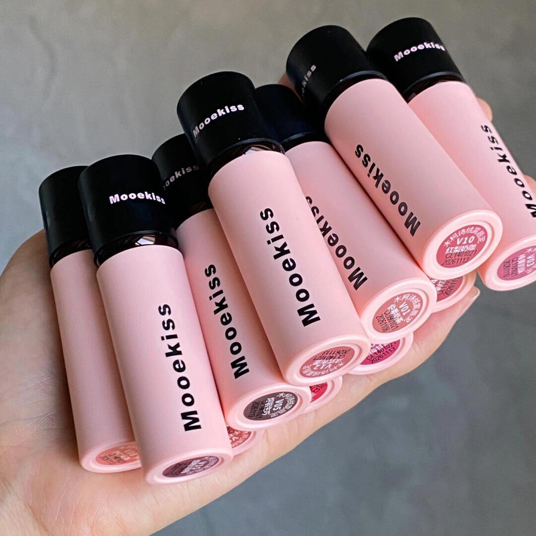 韩系女高色！木柯诗唇泥口红唇泥雾面哑光木珂诗唇泥正品官方学生