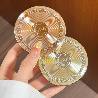 定妆天菜！嘉利玛粉饼金币粉饼定妆蜜粉散粉遮瑕细腻服帖持久