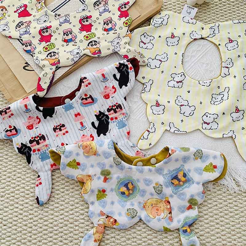 雪梨佩尔新款纱布婴儿口水巾宝宝蝴蝶款围嘴网红新年卡通假领披肩,婴童用品,小围嘴,淘宝优惠券,粉丝福利购,淘宝优惠卷