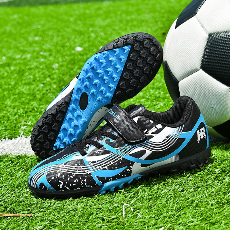 梅西儿童足球鞋碎钉男童小学生防滑AG长钉比赛专用训练鞋人造草地