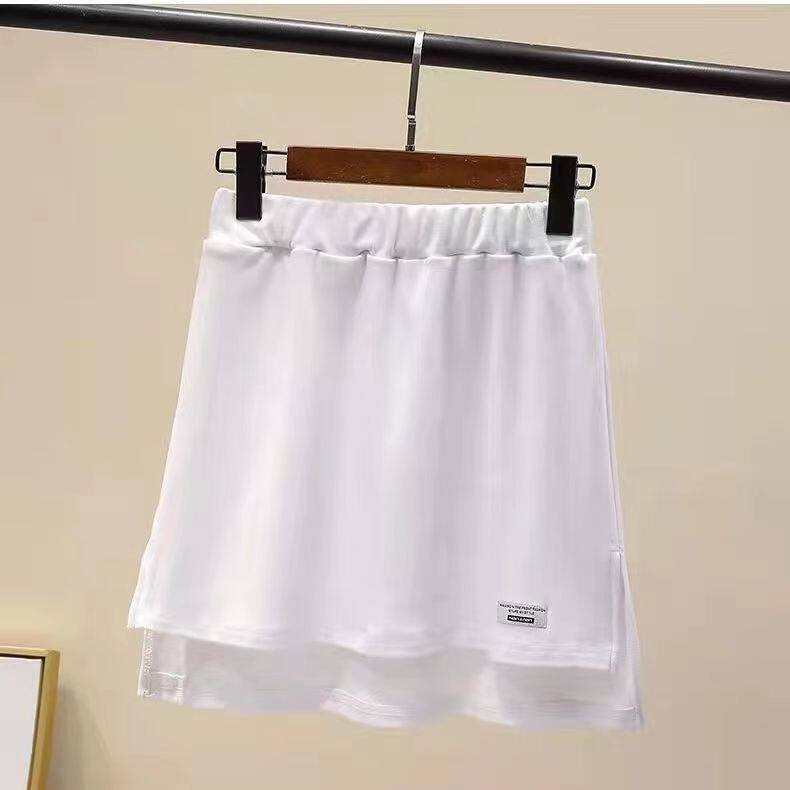 大码300斤小屁帘假下摆遮屁股卫衣打底神器叠穿内搭遮胯半身裙女