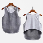 成人加绒护肚暖胃背心吊带男女睡觉护胸口保暖内衣吊带大码300斤