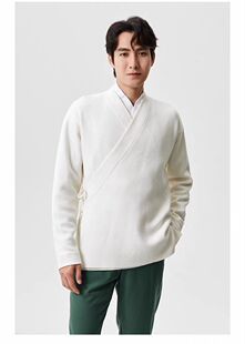 秋冬季中国风原创改良汉服日常交领右衽德绒新中式长袖上衣大码