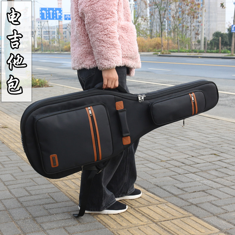 成人个性40寸电吉他包电贝司包加厚便携防水贝斯袋吉他套乐器琴包