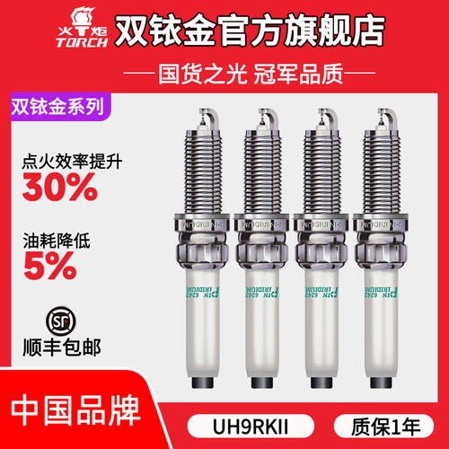 火炬双铱金火花塞适配一汽奥迪
