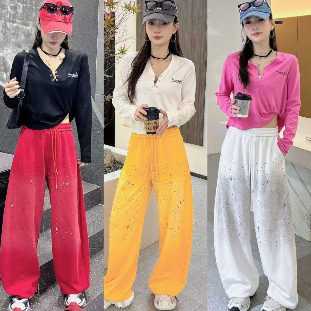 2025春秋新款曳步舞运动套装女网红同款宽松长袖广场舞健身操队服,女装/女士精品,休闲运动套装,淘宝优惠券,粉丝福利购,淘宝优惠卷