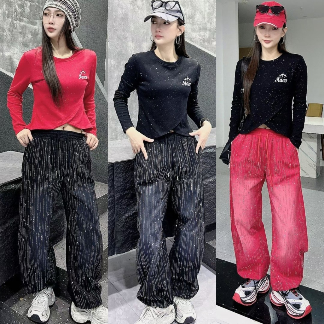 2026秋冬新款曳步舞休闲运动套装女网红同款广场舞队服演出服,女装/女士精品,休闲运动套装,淘宝优惠券,粉丝福利购,淘宝优惠卷