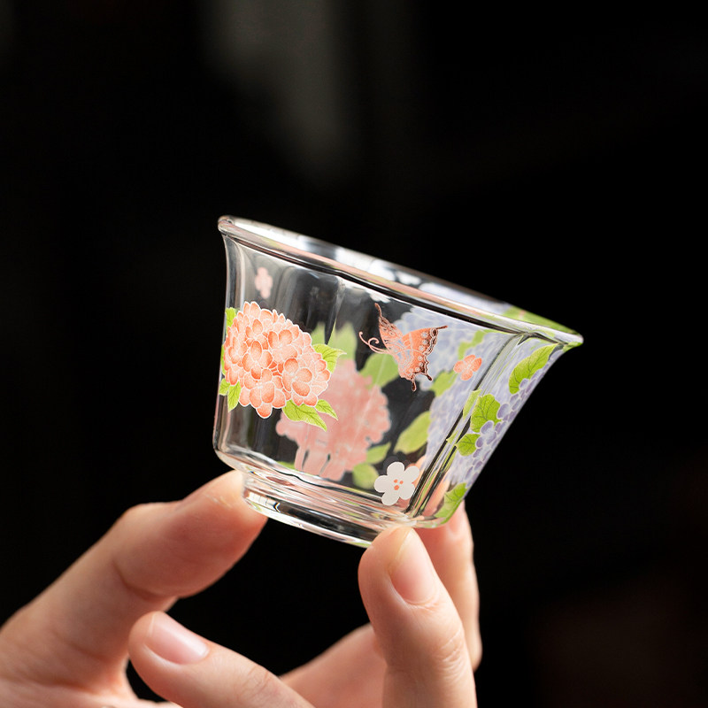 小清新喝茶杯个人专用待客杯