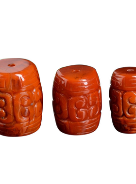 diy凉山南红玛瑙星月菩提桶珠