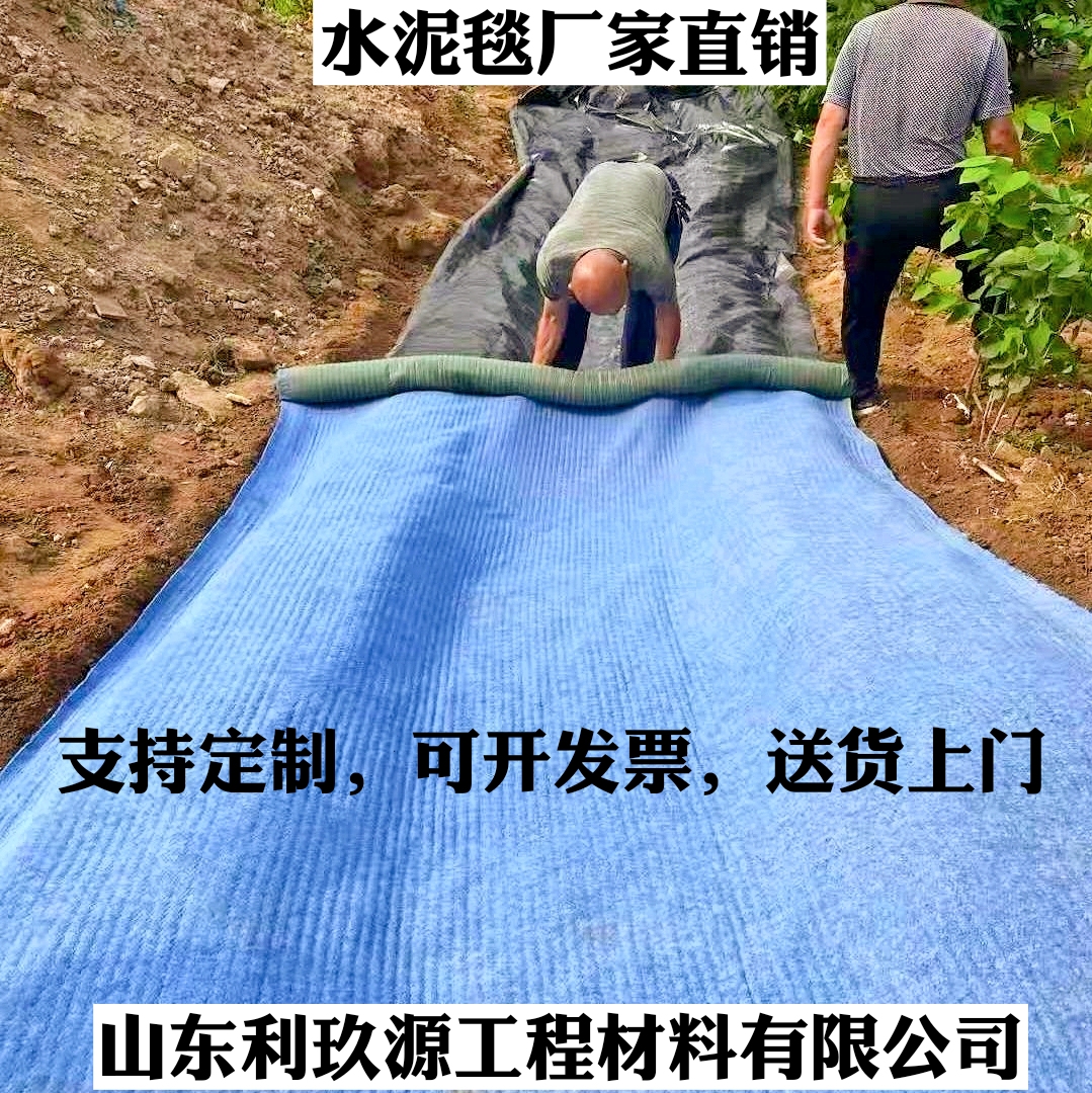 水泥毯柔性混凝土护坡排洪