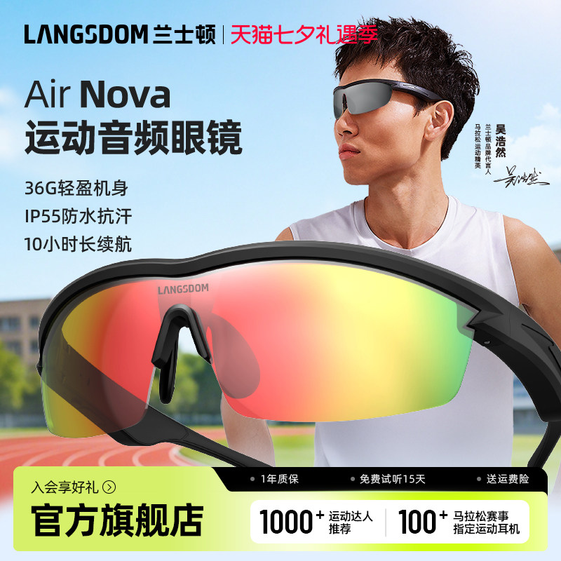 兰士顿AirNova智能音频眼镜耳机