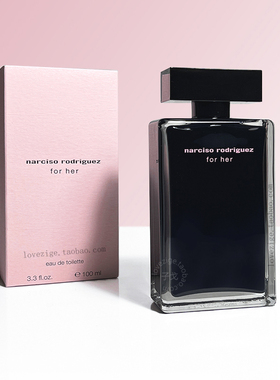 包邮小样香水纳西素forher她的同名诱人花卉精纯麝香玫瑰粉影幕蓝