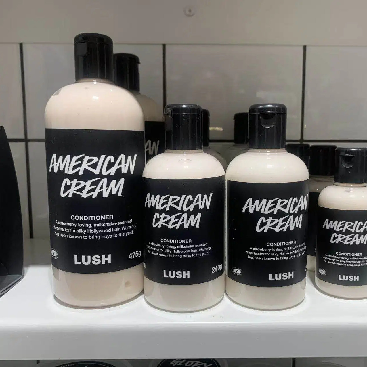 英国采购LUSH专柜美式忌廉护发素