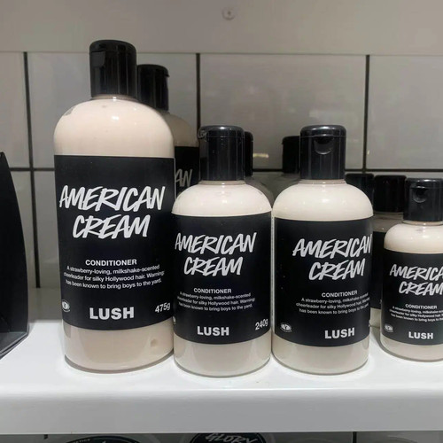 英国采购LUSH专柜美式忌廉护发素