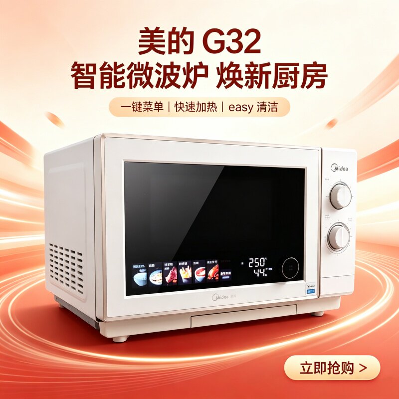 美的寻味pro3.0微蒸烤炸炖一体机