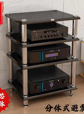 HIFI功放机柜功放架音响柜CD柜音箱架柜脚钉脚架范天臣同款机架